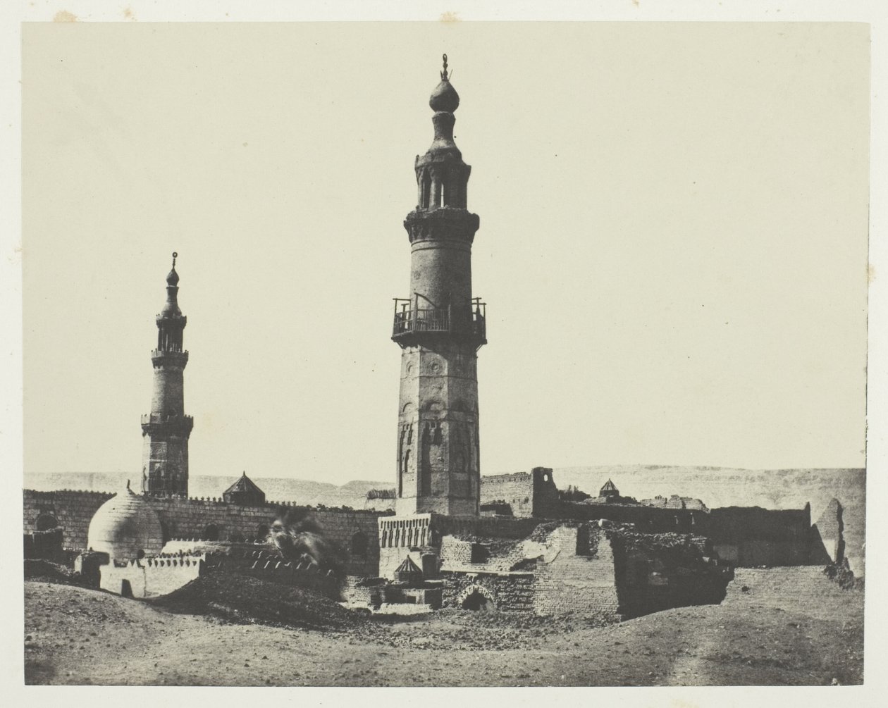 Mosque of Aly-Bey, Girgeh, Upper Egypt, plate 15 from the album "Egypt, Nubia, Palestine and Syria" (1852) by Maxime Du Camp