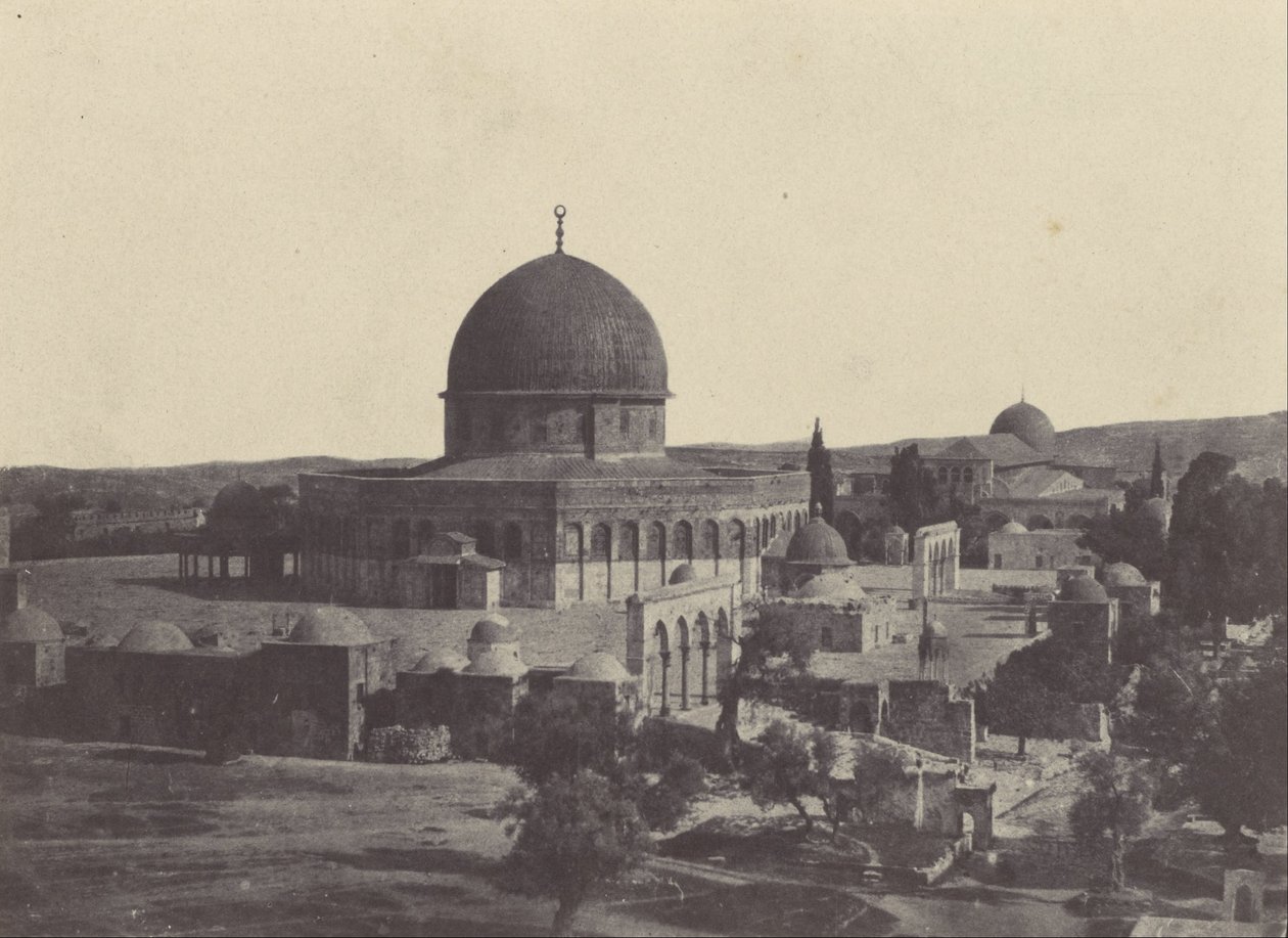 Palestine. Jerusalem. Dome of the Rock Mosque by Maxime Du Camp
