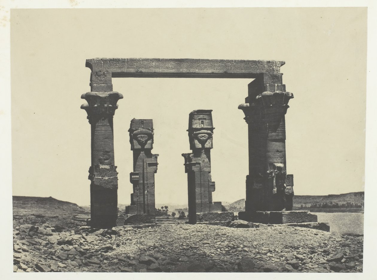 Temple of Kardassy, Nubia by Maxime Du Camp