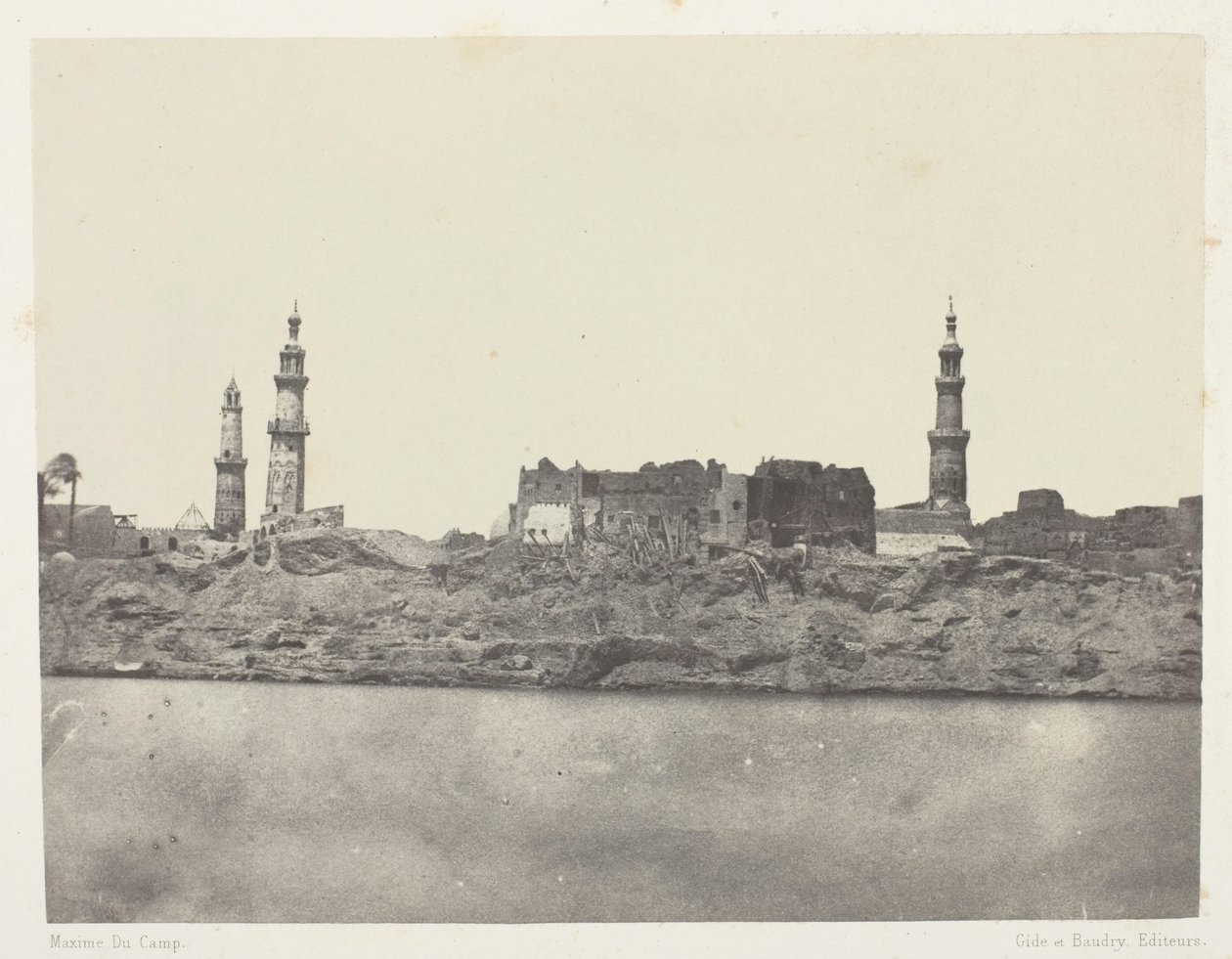 General View, Girgeh, Upper Egypt by Maxime Du Camp