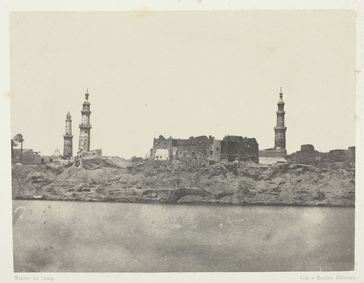 General View, Girgeh, Upper Egypt by Maxime Du Camp