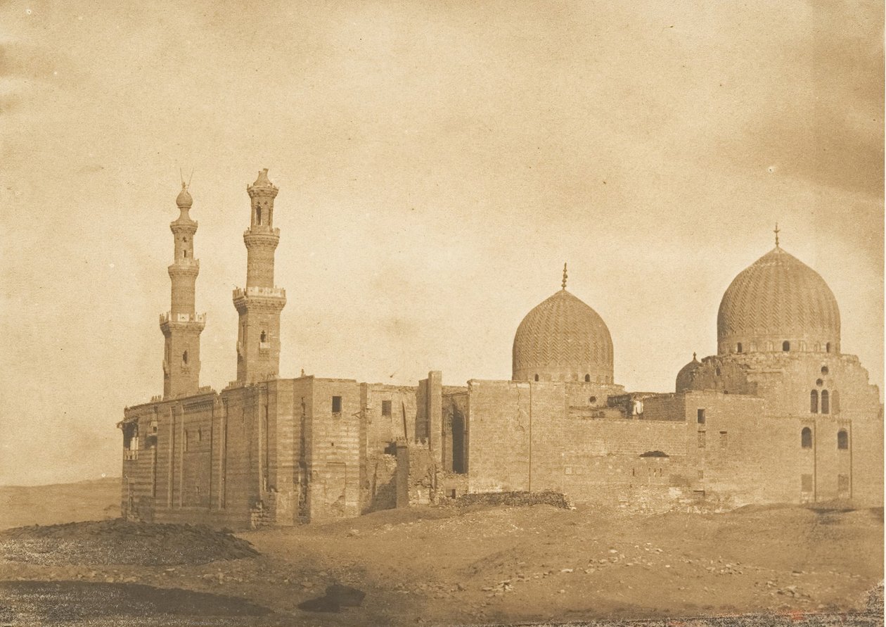 General View of the Mosque and Tomb of Sultan Bezkouk, El-Melek, December 1849-January 1850 by Maxime Du Camp