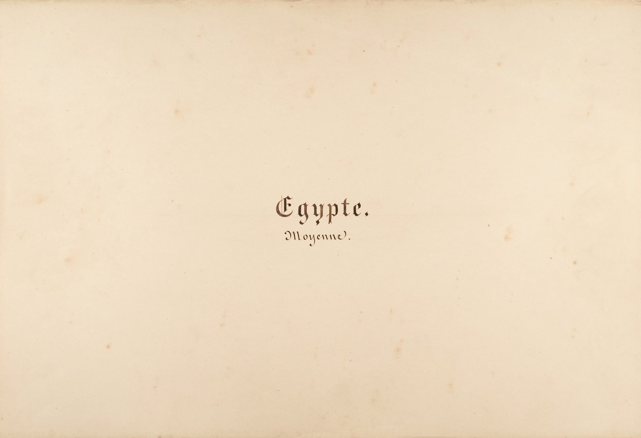 Egypt, Nubia, Syria: Landscapes and Monuments by Maxime Du Camp