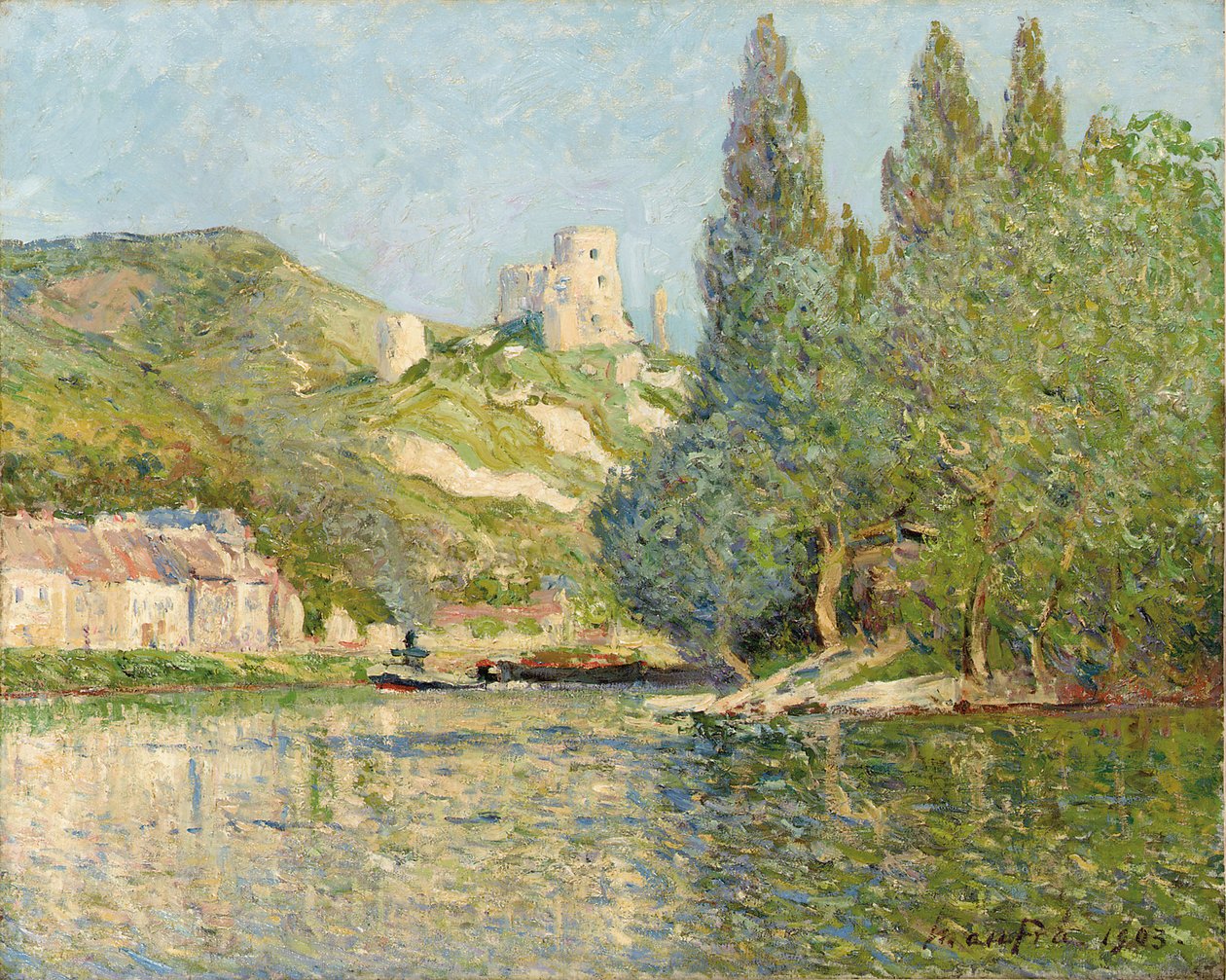 Chateau-Gaillard, Normandy by Maxime Emile Louis Maufra
