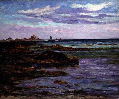 Coast of Brittany, c.1910 by Maxime Emile Louis Maufra