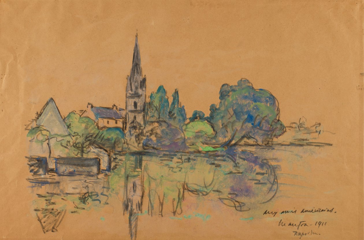 Landscape by Maxime Emile Louis Maufra