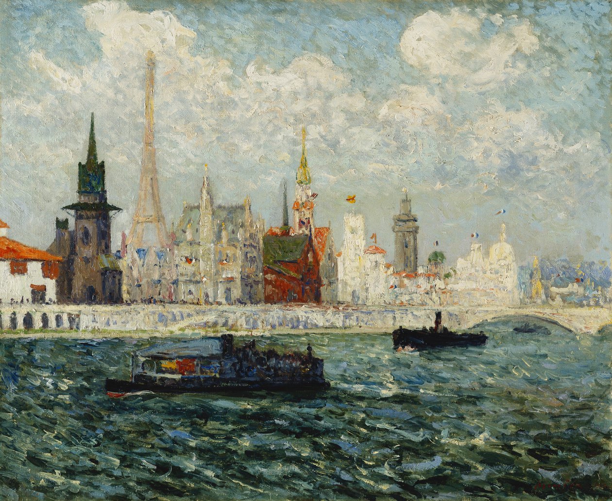 Les Pavillons, Paris Exposition Internationale, 1900 by Maxime Emile Louis Maufra