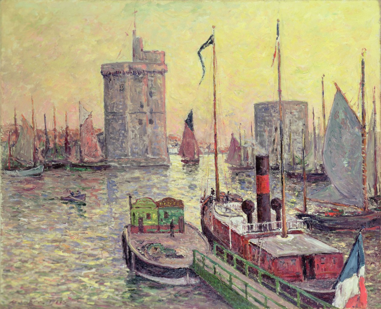 The Port of La Rochelle by Maxime Emile Louis Maufra