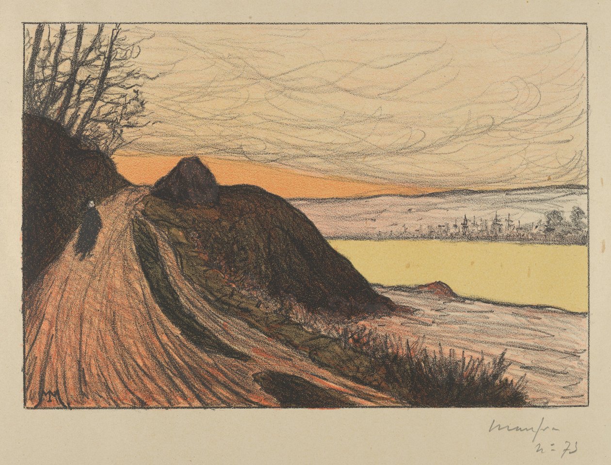 The Road from Gaud, 1893 by Maxime Emile Louis Maufra