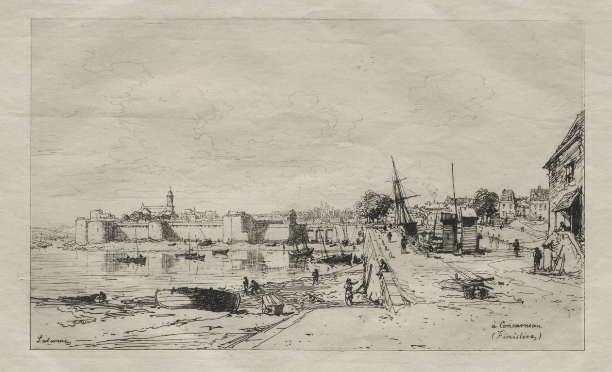 A Concarneau by Maxime Lalanne