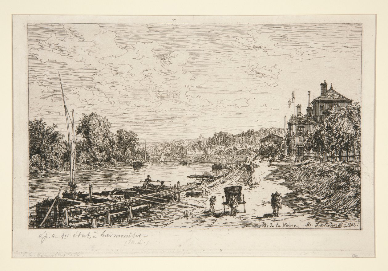 Shores of the Seine by Maxime Lalanne