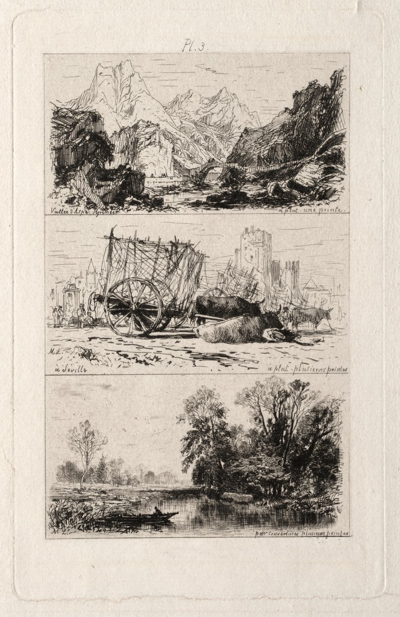 From Treatise on Etching by Maxime Lalanne