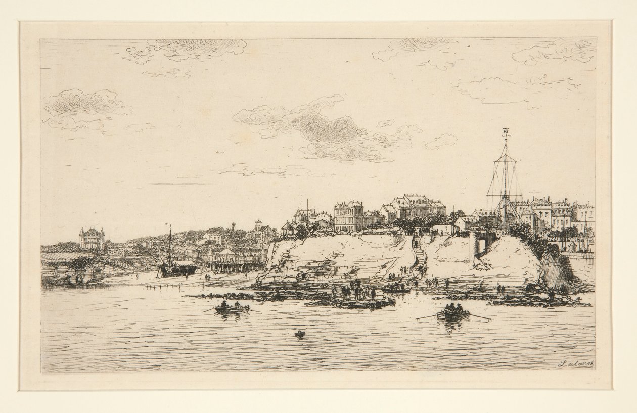 The La Plataine Bridge at Royan by Maxime Lalanne
