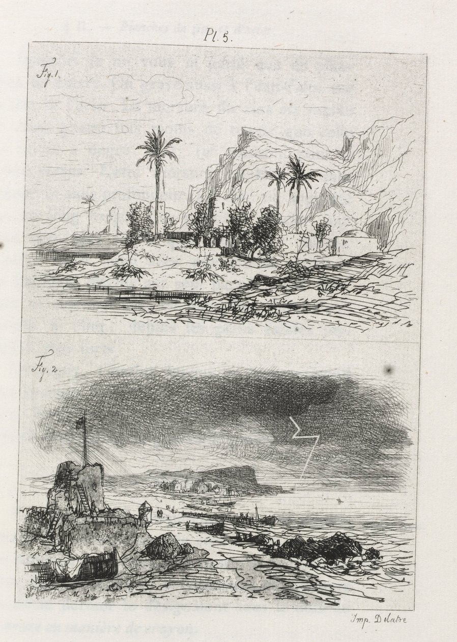 Treatise on Etching: Plate 5, 1866 by Maxime Lalanne