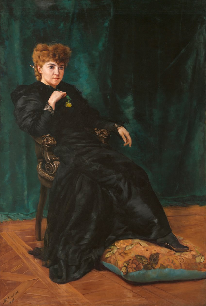Minnie Maddern Fiske, 1893 by Maximilien Colin
