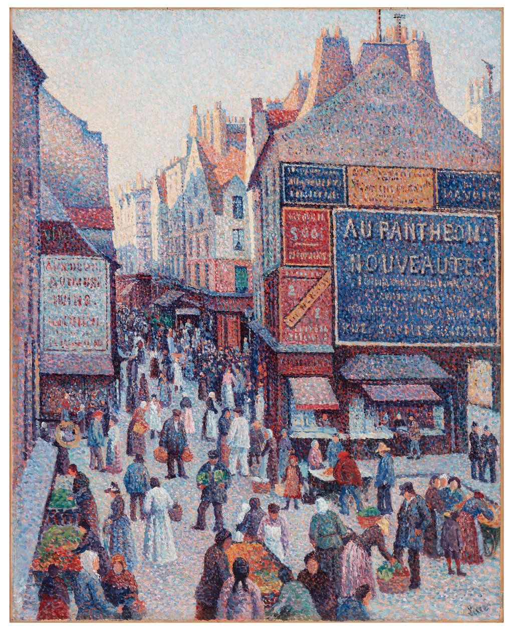 La Rue Mouffetard by Maximilien Luce
