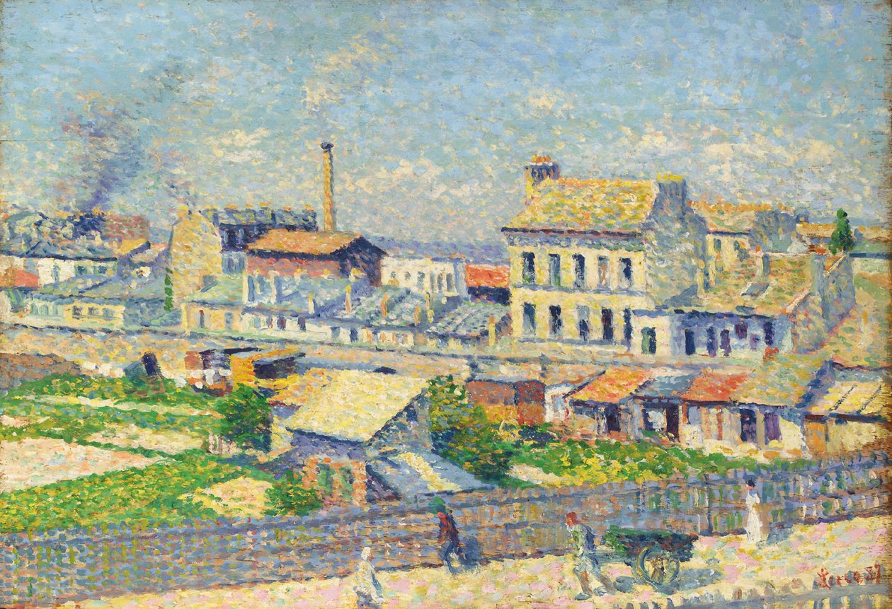 Montmartre, Damrémont Street by Maximilien Luce