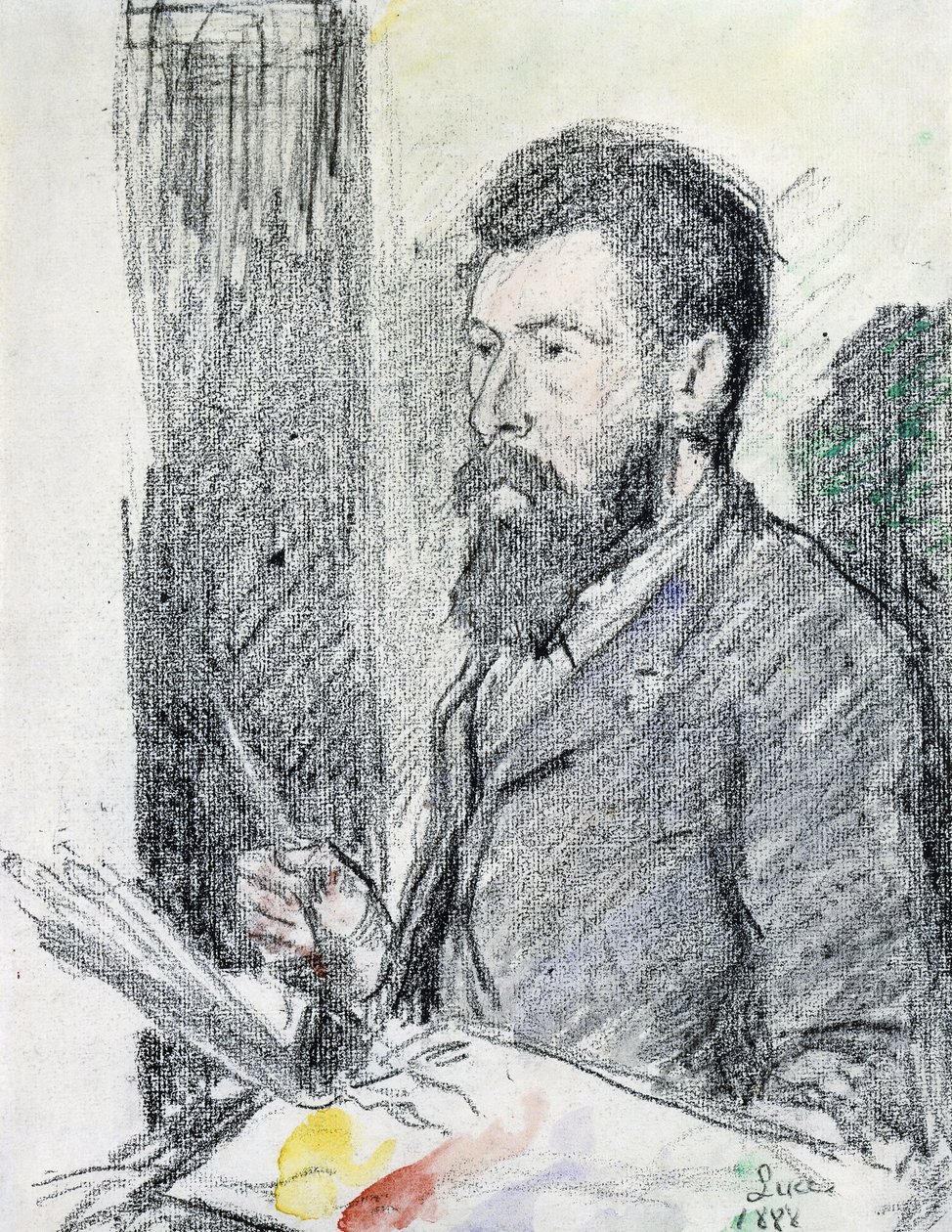 Portrait of Georges Seurat by Maximilien Luce