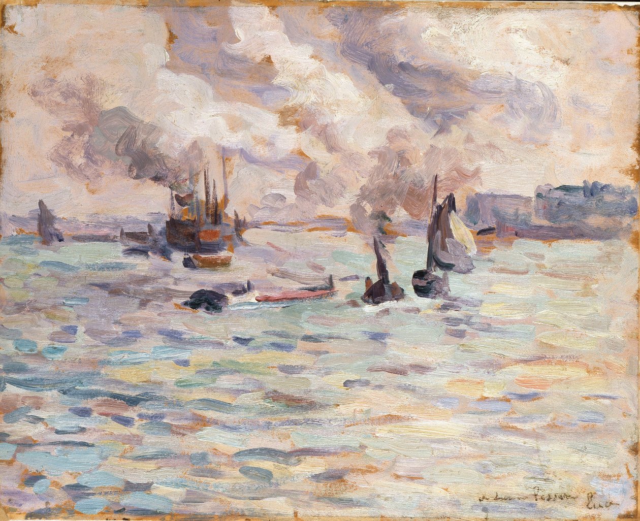 The Estuary by Maximilien Luce