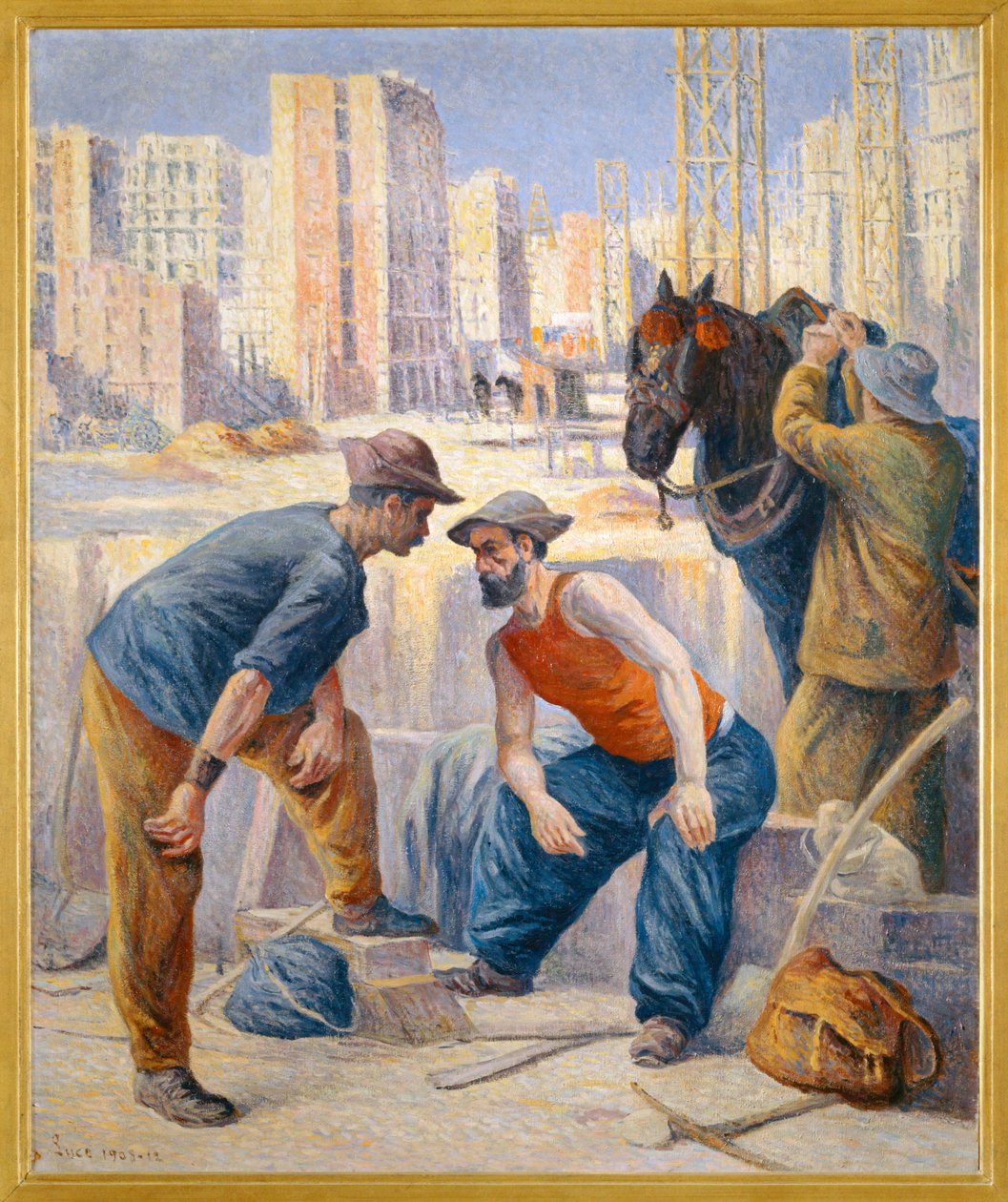 The Road-Workers by Maximilien Luce