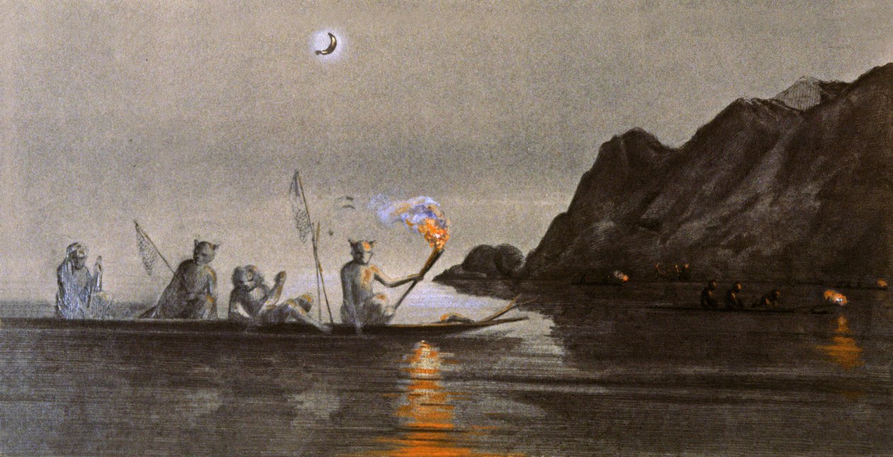 Fishing in Oceania by Maximilien Radiguet