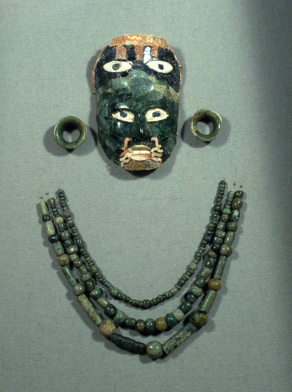 Funerary Jewel from Calakmul, Late Classic Period, 600-900 AD by Mayan