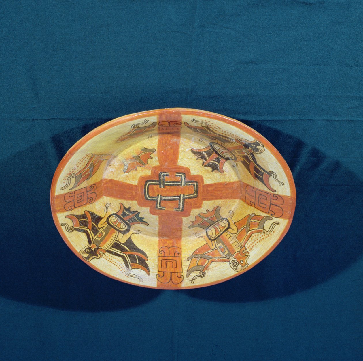 Funerary vessel found in a tomb of Balamku, Yucatan Peninsula, Mexico, Early Classic Period by Mayan