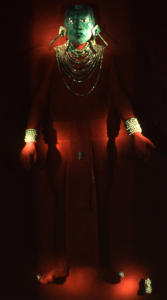 Royal Jewels of Pacal, King of Palenque, late Classic Period by Mayan