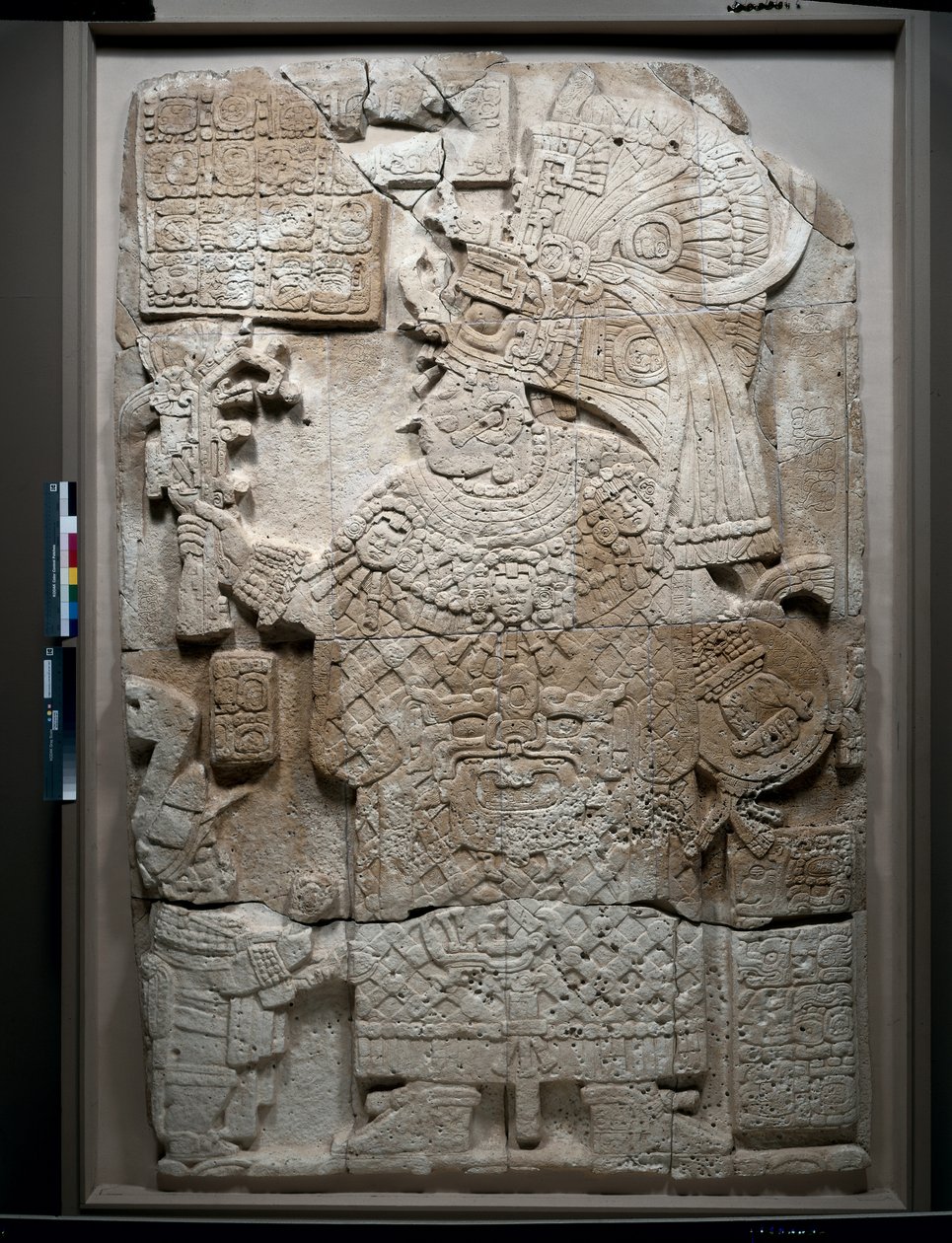 Front Face of a Stela, Classic Period, 
