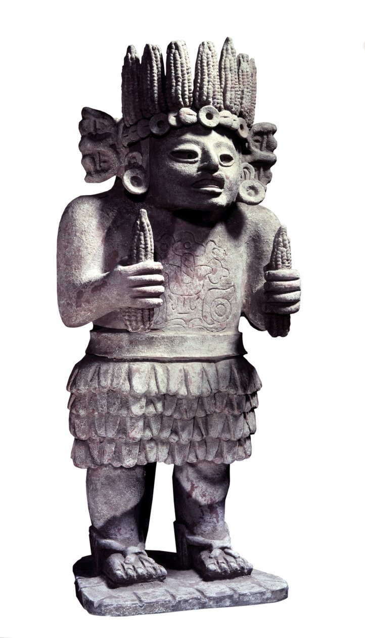 Mayan Statue Representing the God of Maids by Mayan Mayan