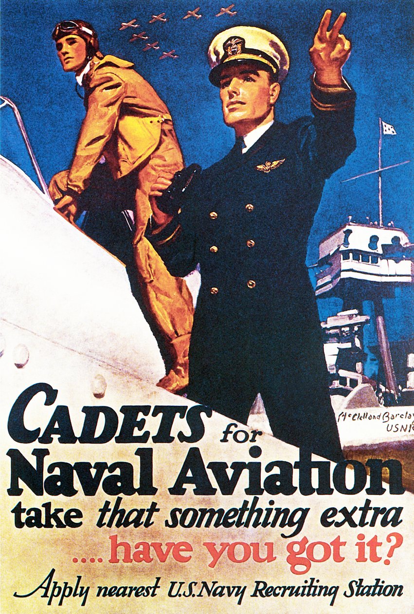Cadets for Naval Aviation Take That Something Extra by McClelland Barclay