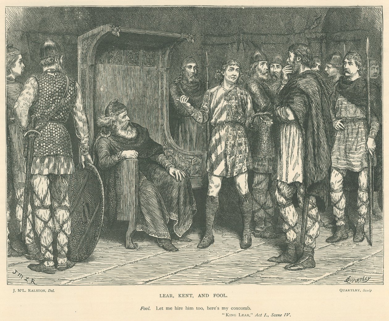 Illustration for King Lear by McLaren John Ralston