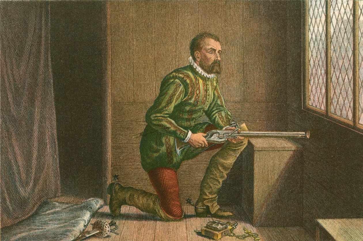 James Hamilton Awaiting the Approach of Regent Moray by McLaren John Ralston