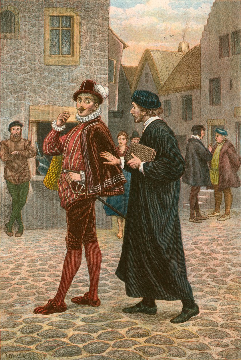 John Welch Accosts Robert Glendinning, Predicting His Call to Succeed Him in the Ministry by McLaren John Ralston