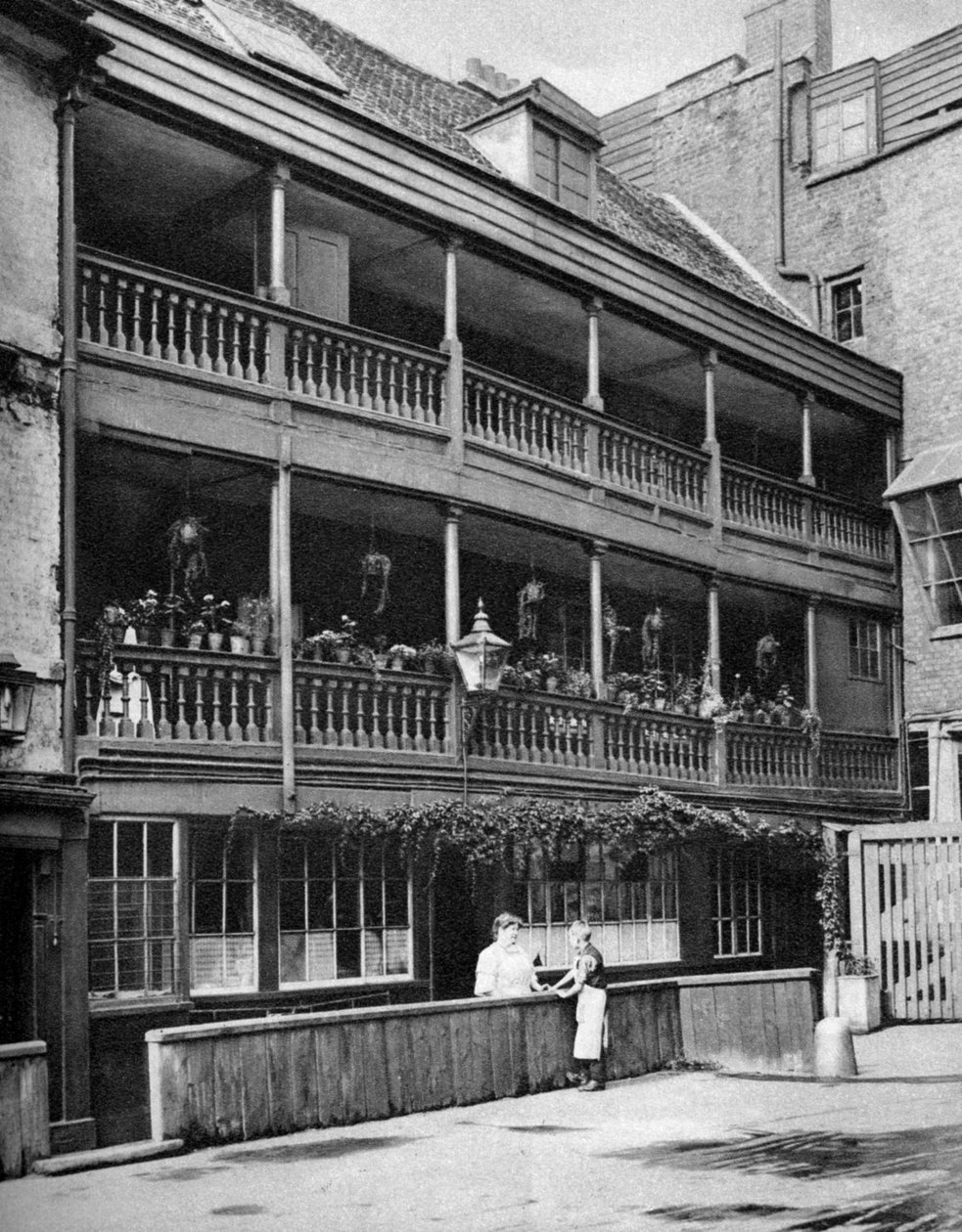 The George, 17th Century Inn, Southwark, London by McLeish