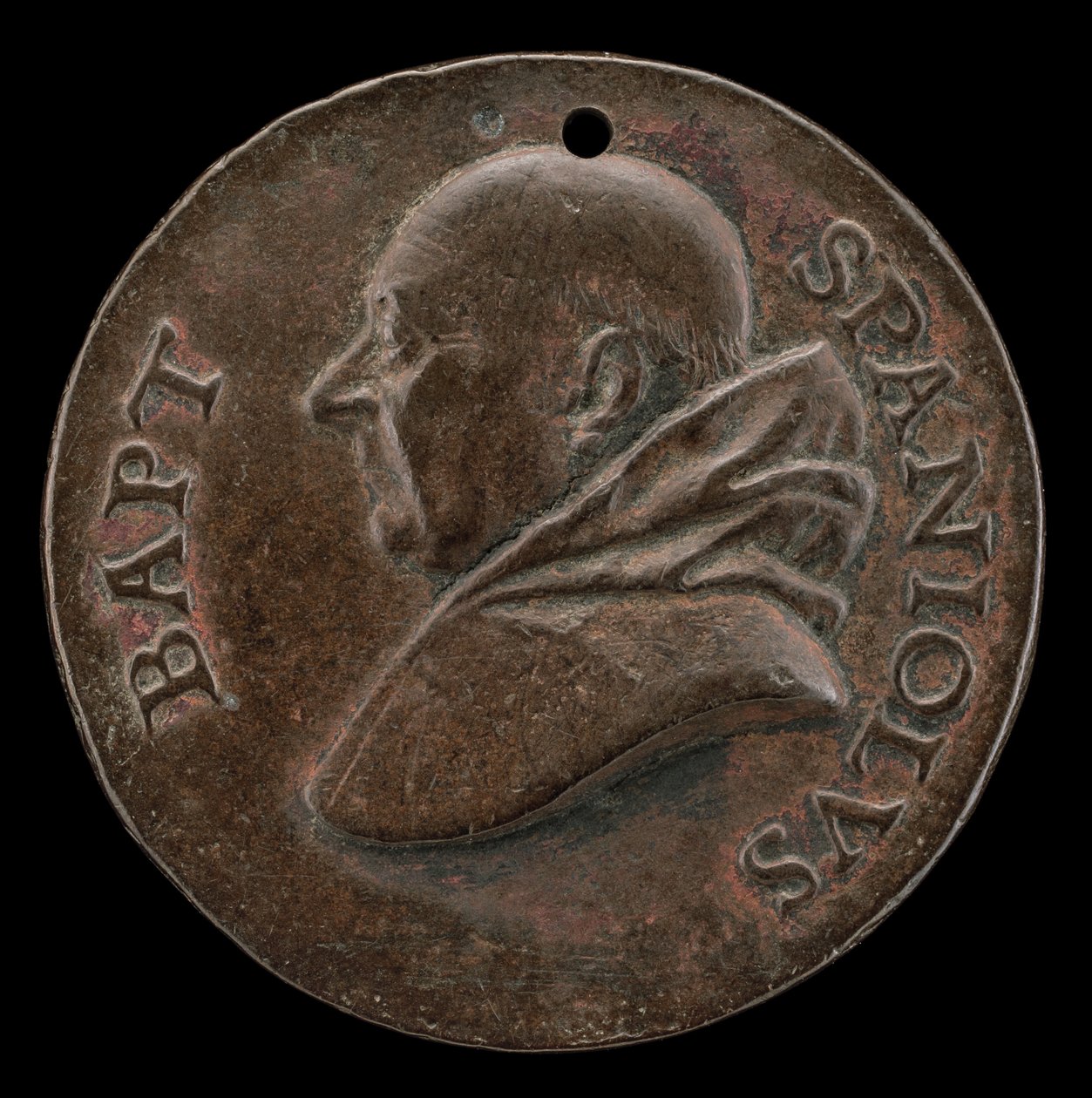 Battista Spagnoli of Mantua, Carmelite Poet [obverse] by Mea