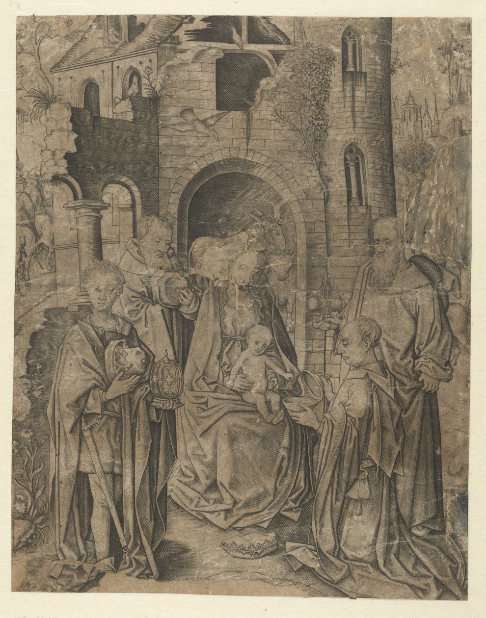 Adoration of the Magi by Meester IAM van Zwoll