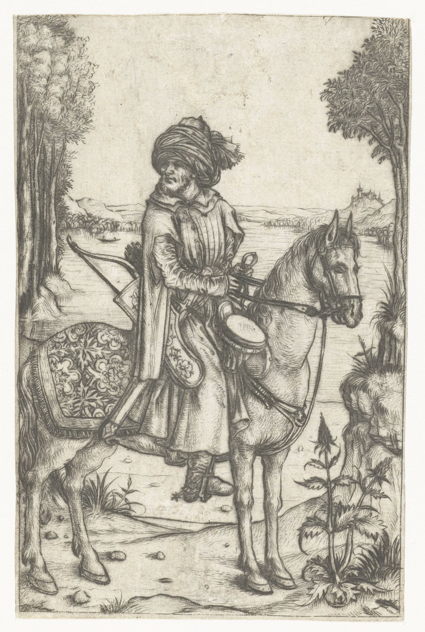 Turkish Rider by Meester van het Amsterdamse Kabinet