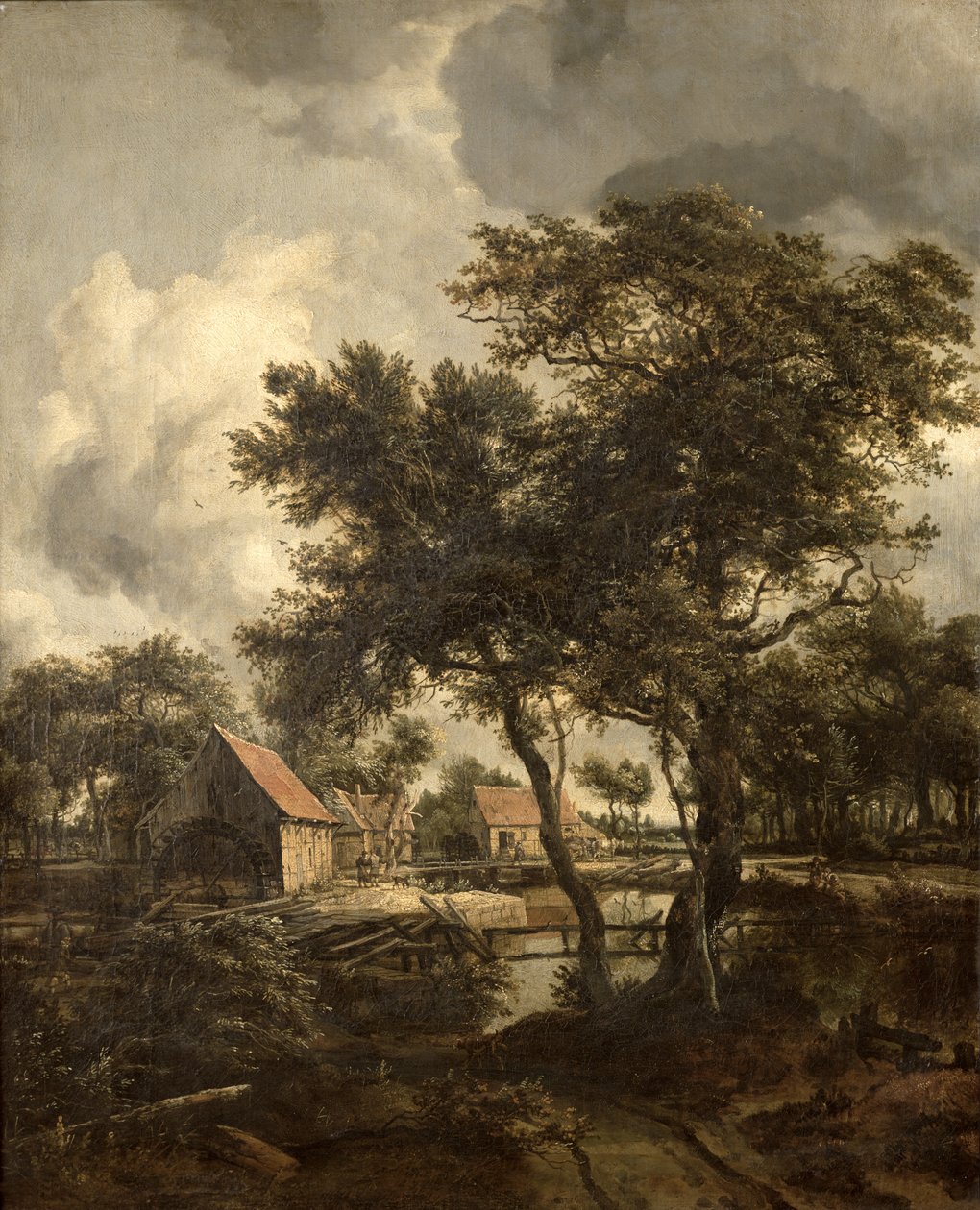 The Watermill, c.1660 by Meindert Hobbema