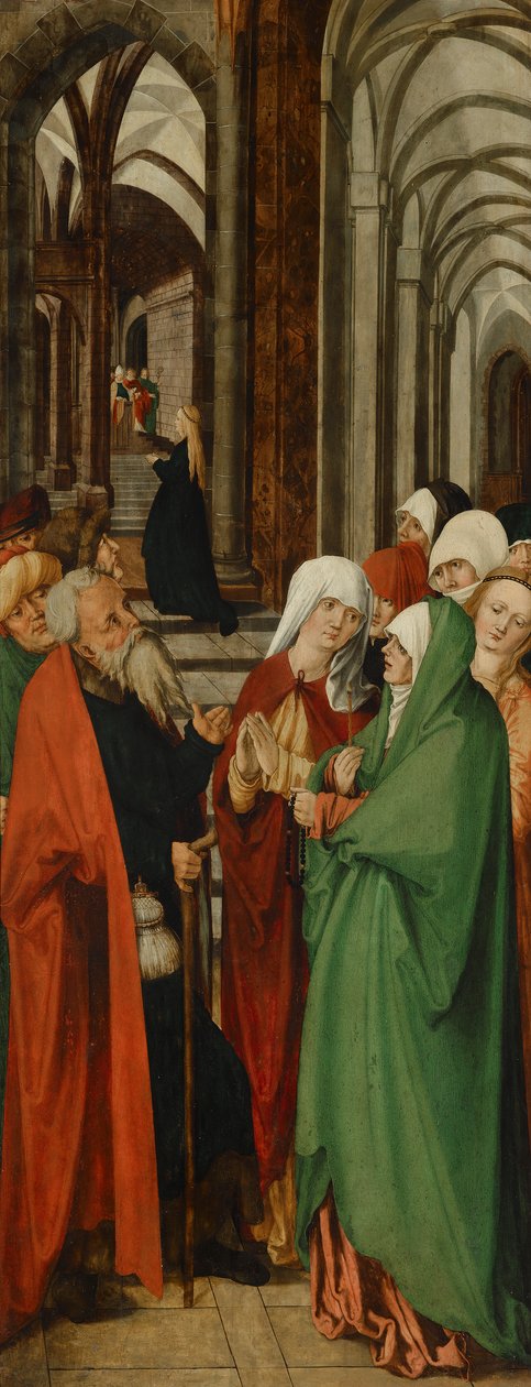 Presentation of Mary by Meister der Oberfalkensteiner Altarflügel