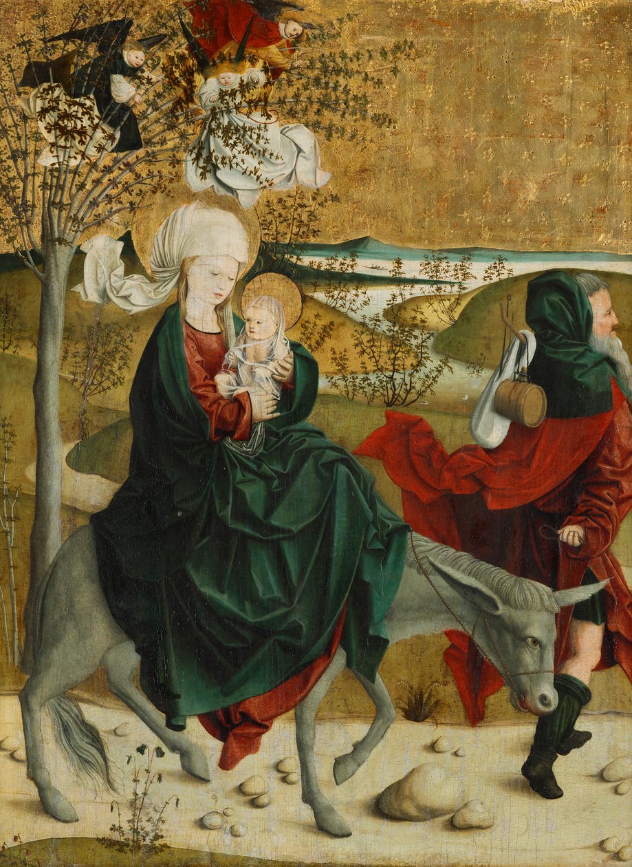 Flight into Egypt by Meister von Mondsee
