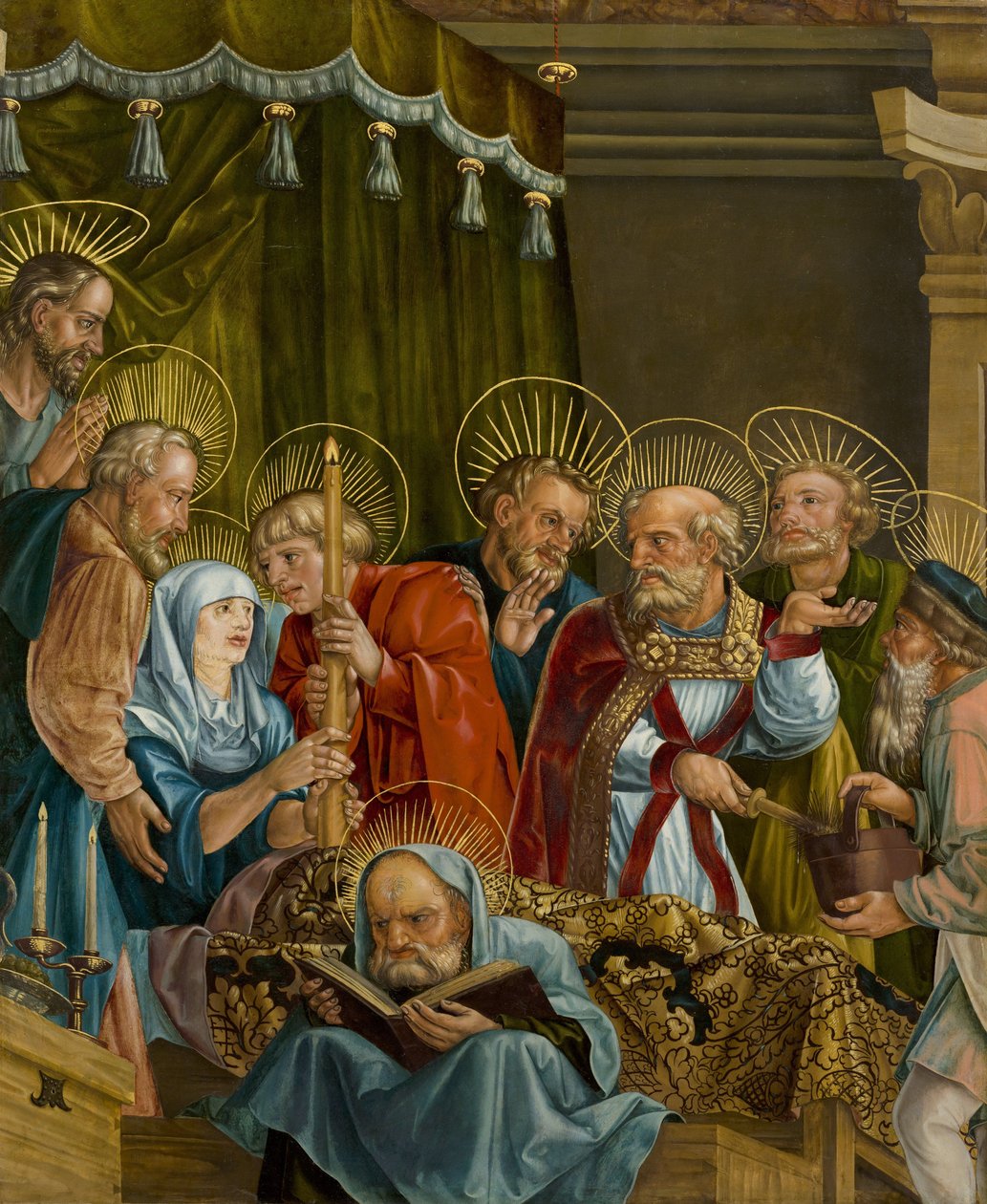 The Death of the Virgin by Feselen by Melchior Feselen