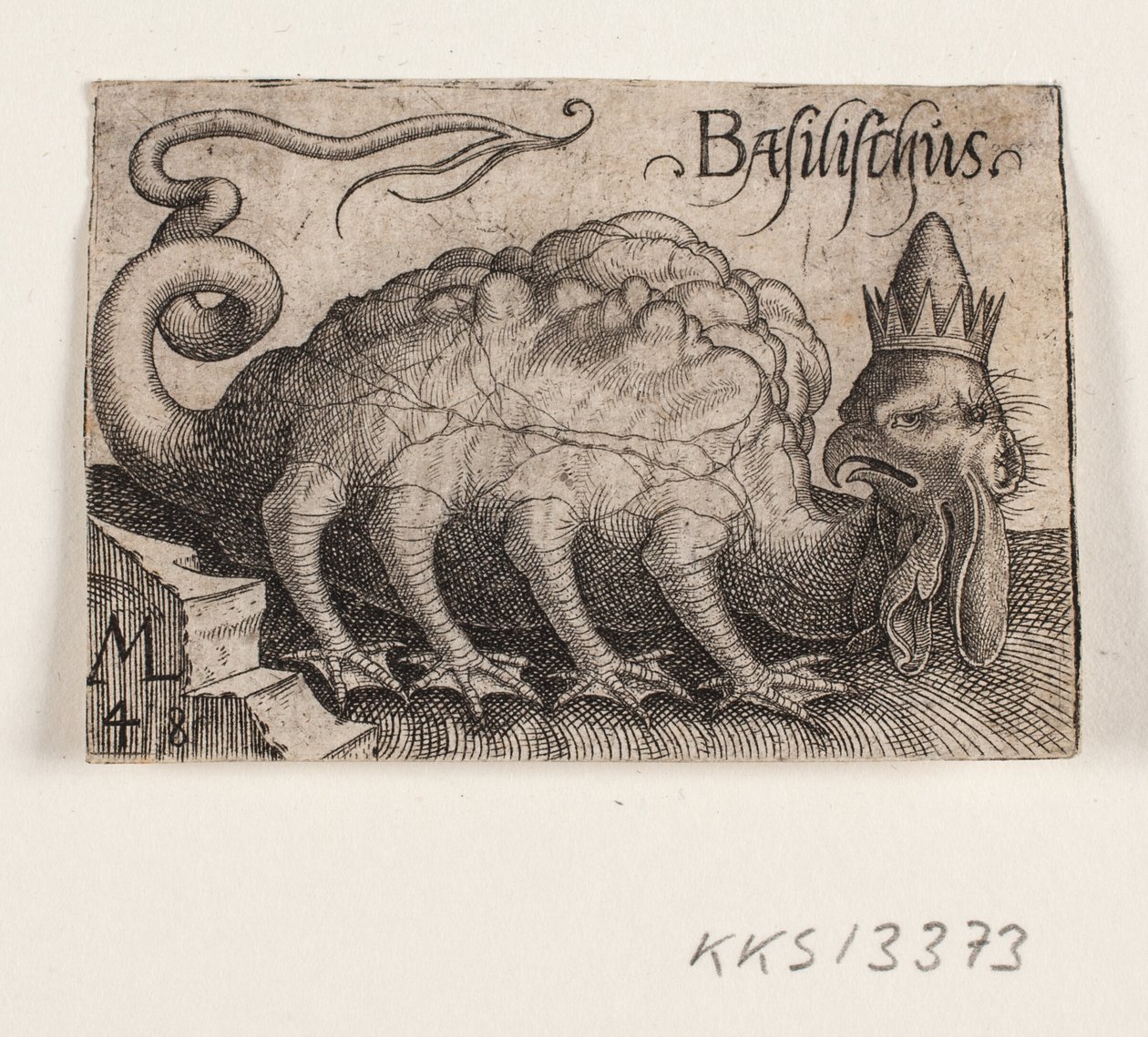 The Basilisk by Melchior Lorck