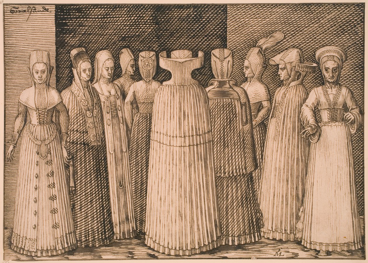 Ten Women of Stralsund by Melchior Lorck