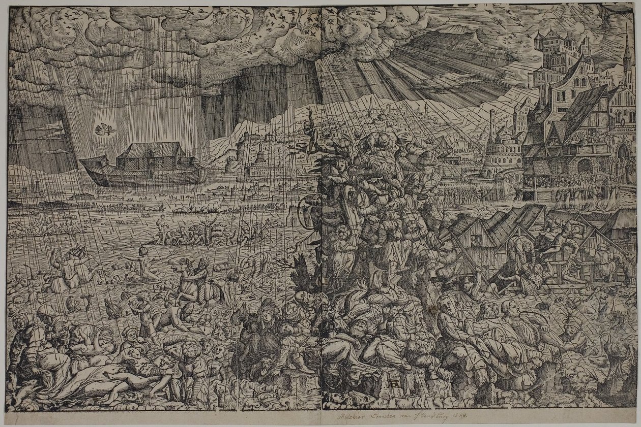 The Deluge by Melchior Lorck