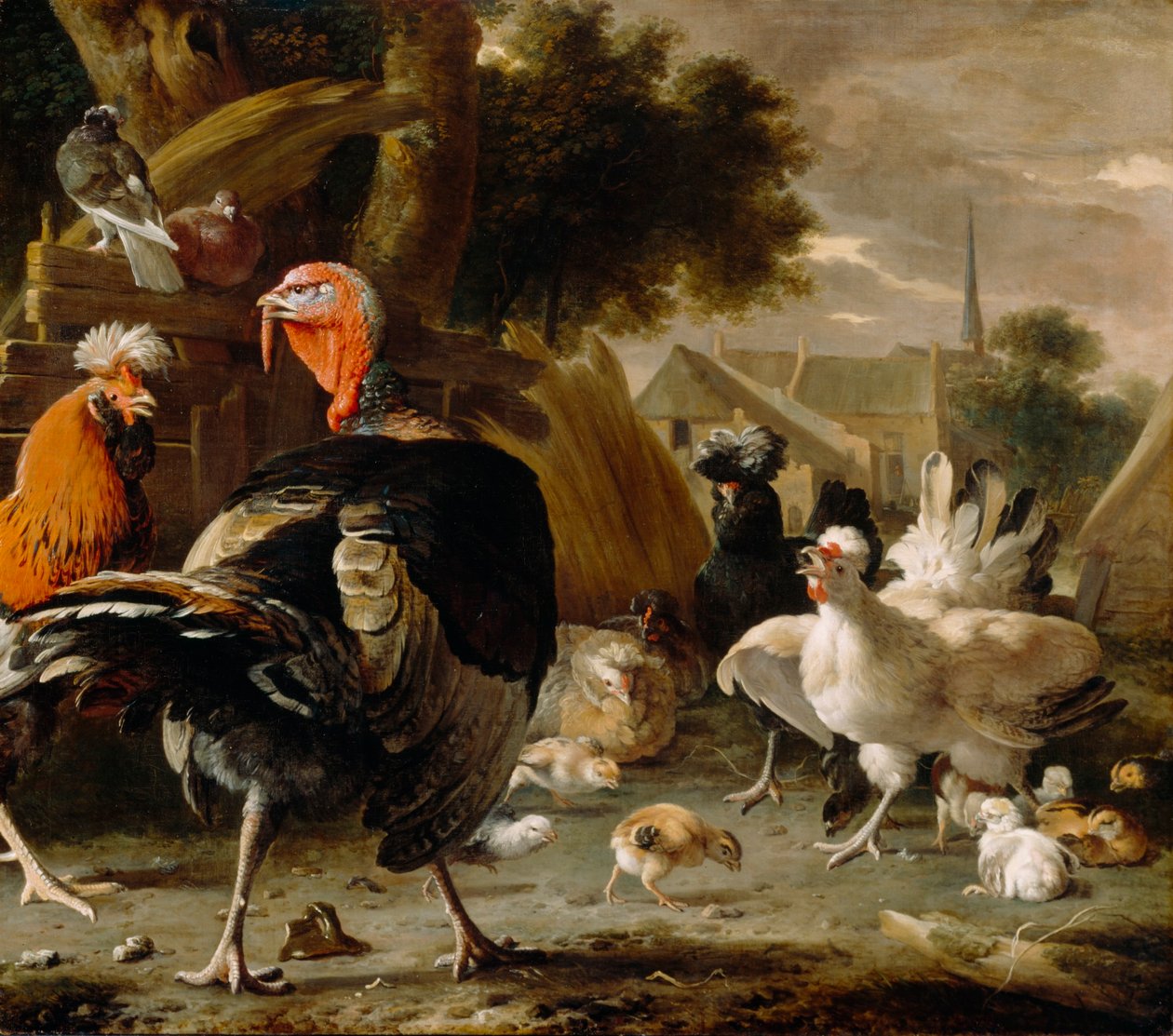 Poultry Yard by Melchior d