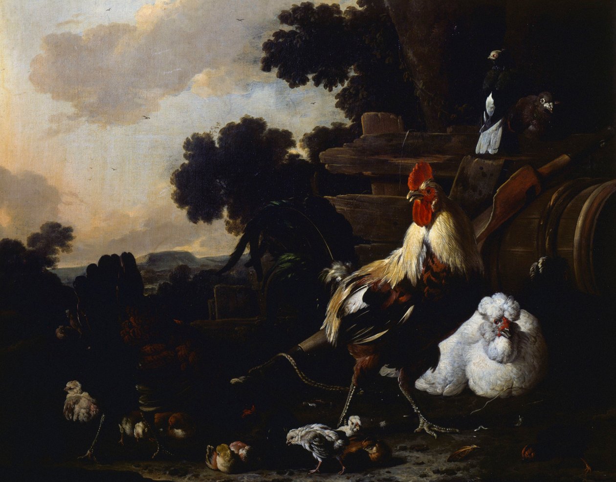 Henhouse (Poultry) by Melchior de Hondecoeter