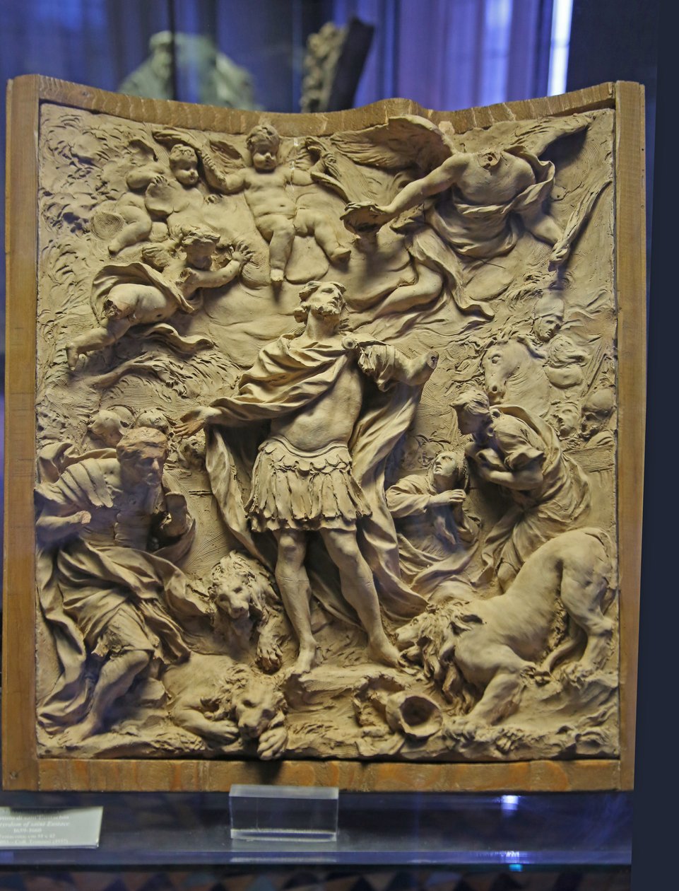 The Martyrdom of St Eustace by Melchiorre Cafa
