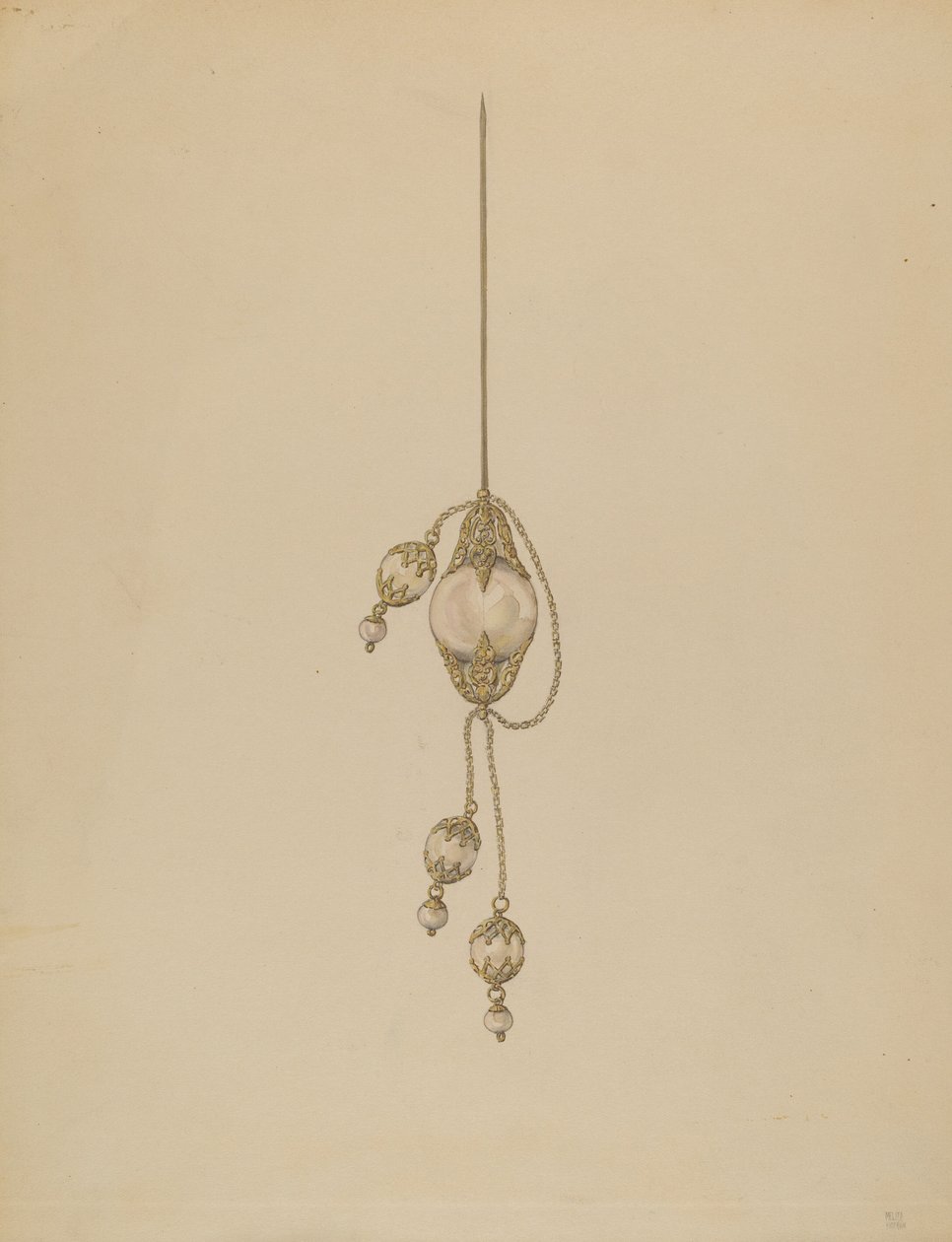 Hair Ornament, c. 1937 by Melita Hofmann