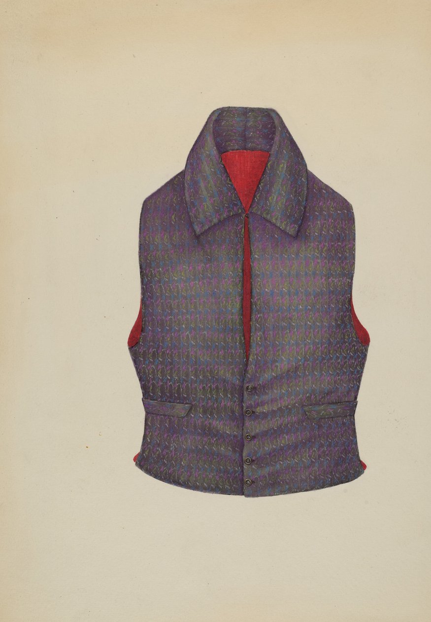 Waistcoat, c. 1937 by Melita Hofmann